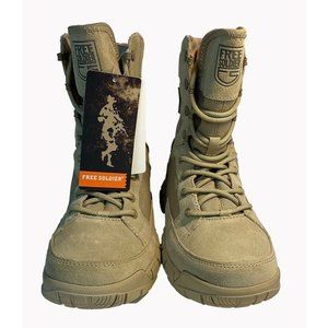 FREE SOLDIER Men’s Tactical Boots 8 inch Lightweight Combat Boots - Size 7